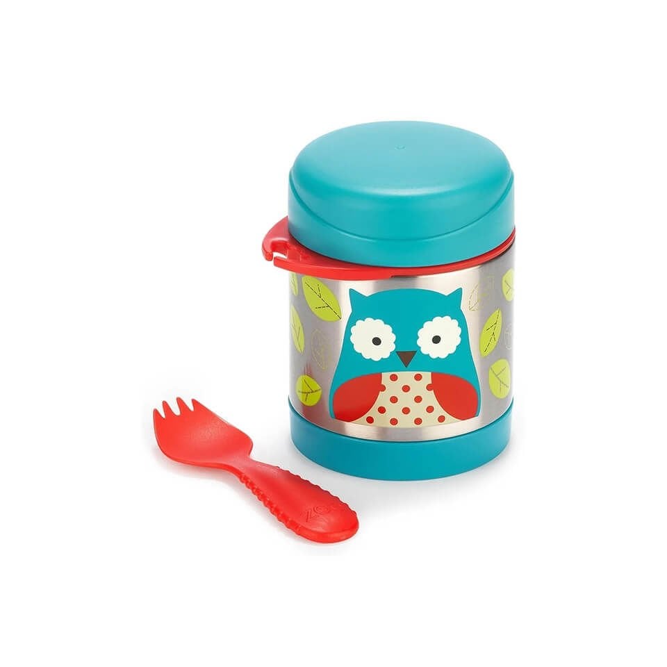 Baykuş Figürlü Paslanmaz Çelik Termos | Zoo Serisi ile Uzun Süre Sıcak ve Soğuk Tutma