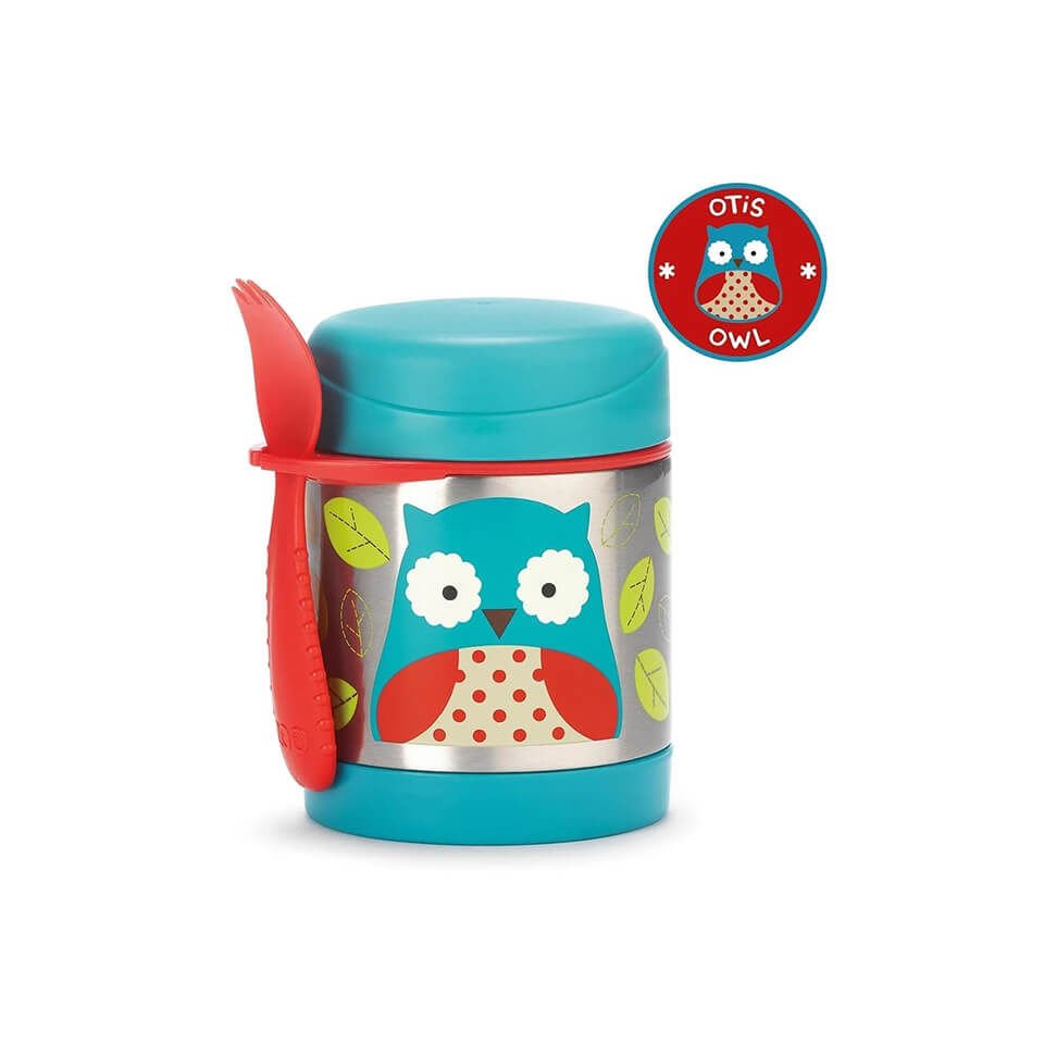 Baykuş Figürlü Paslanmaz Çelik Termos | Zoo Serisi ile Uzun Süre Sıcak ve Soğuk Tutma