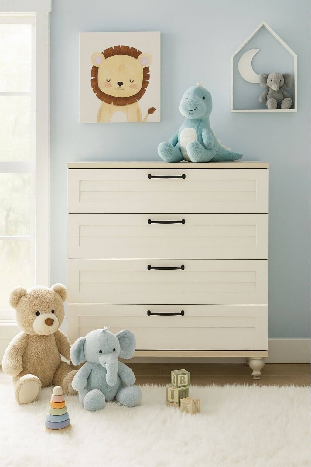 Pera Çekmeceli Şifonyer | MDF Gövde | Ağaç Ayaklar | Fonksiyonellik ve Şıklığı Buluşturan Tasarım