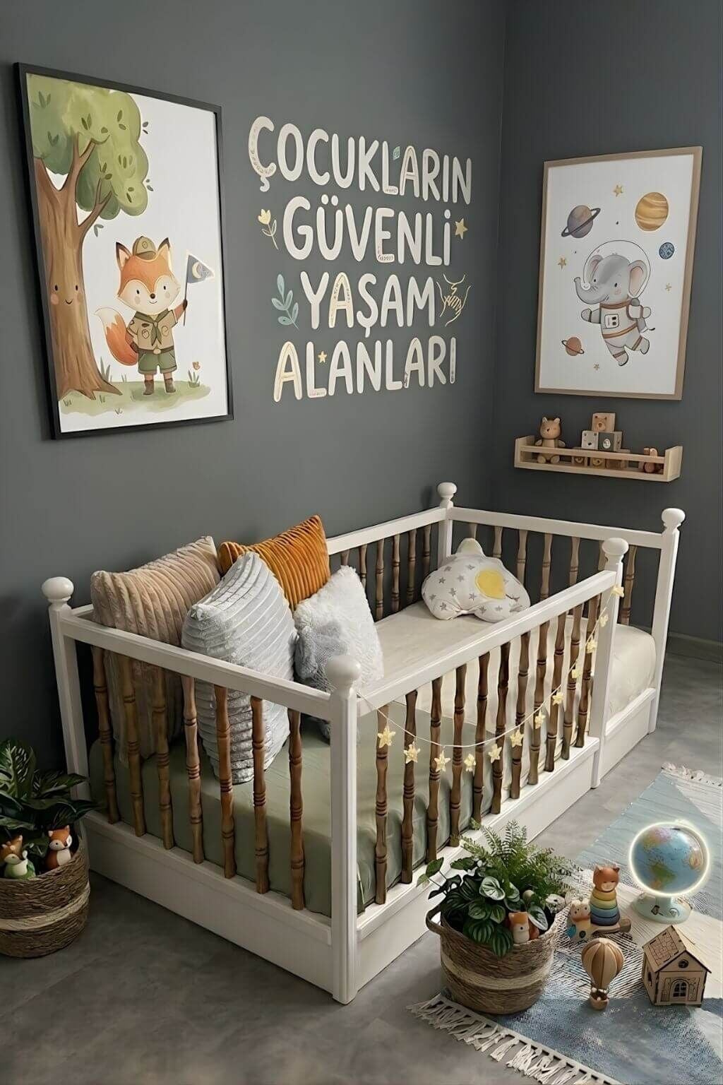 Montessori Yatak | Çocukların Güvenli Yaşam Alanı | MDF ve Ağaç Kalitesi