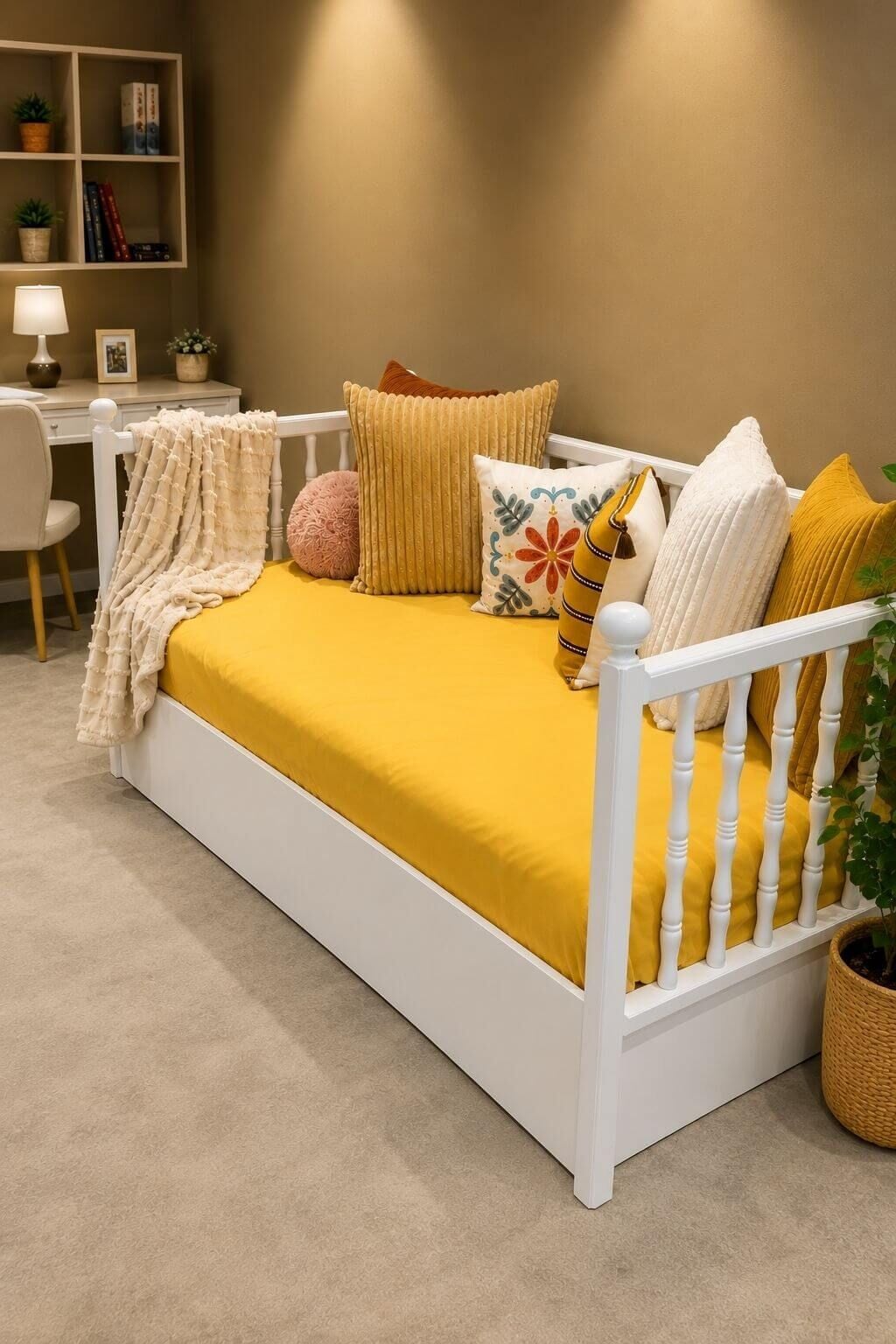 MDF Daybed – %100 MDF ve Ağaç Kalitesiyle Modern Çocuk ve Genç Odası Daybed