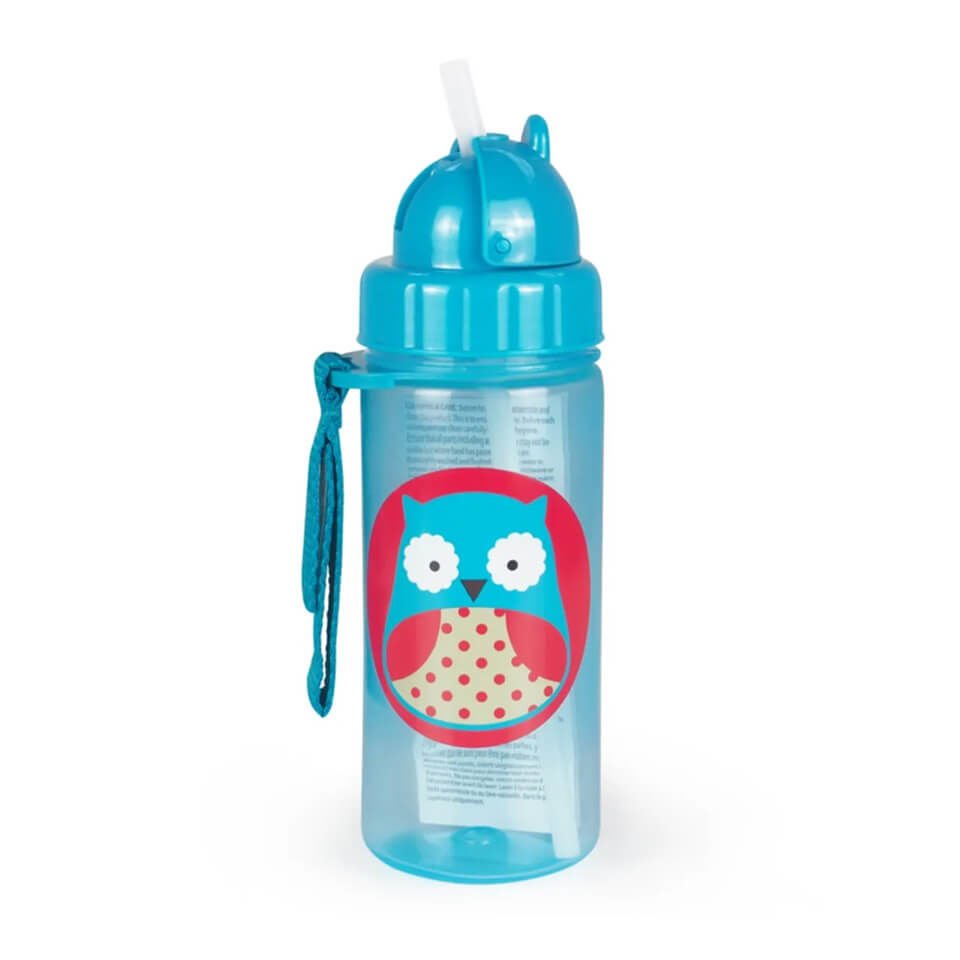 Zoo Pipetli Suluk – Baykuş | Yeni Model, Sevimli Tasarım ve Sızdırmaz Kapak