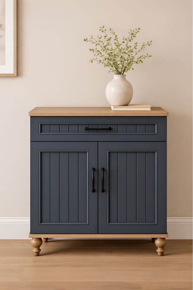 Ozan Kapaklı Şifonyer | MDF Gövde | Ağaç Ayaklar | Modern ve Kullanışlı Tasarım