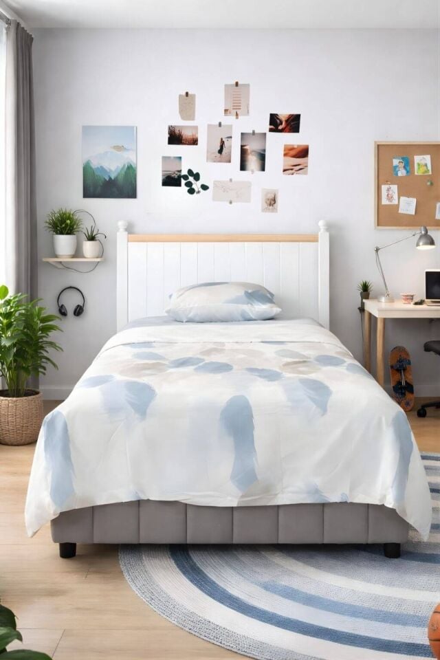 Sicilya 120x200 cm Baza Başlığı | MD | Minimalist ve Ergonomik Dizayn