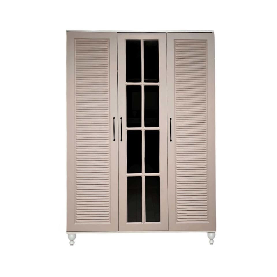 Masal 3 Kapaklı Çekmeceli Dolap | MDF Gövde | Ağaç Ayaklar | Zarif ve İşlevsel Detaylar