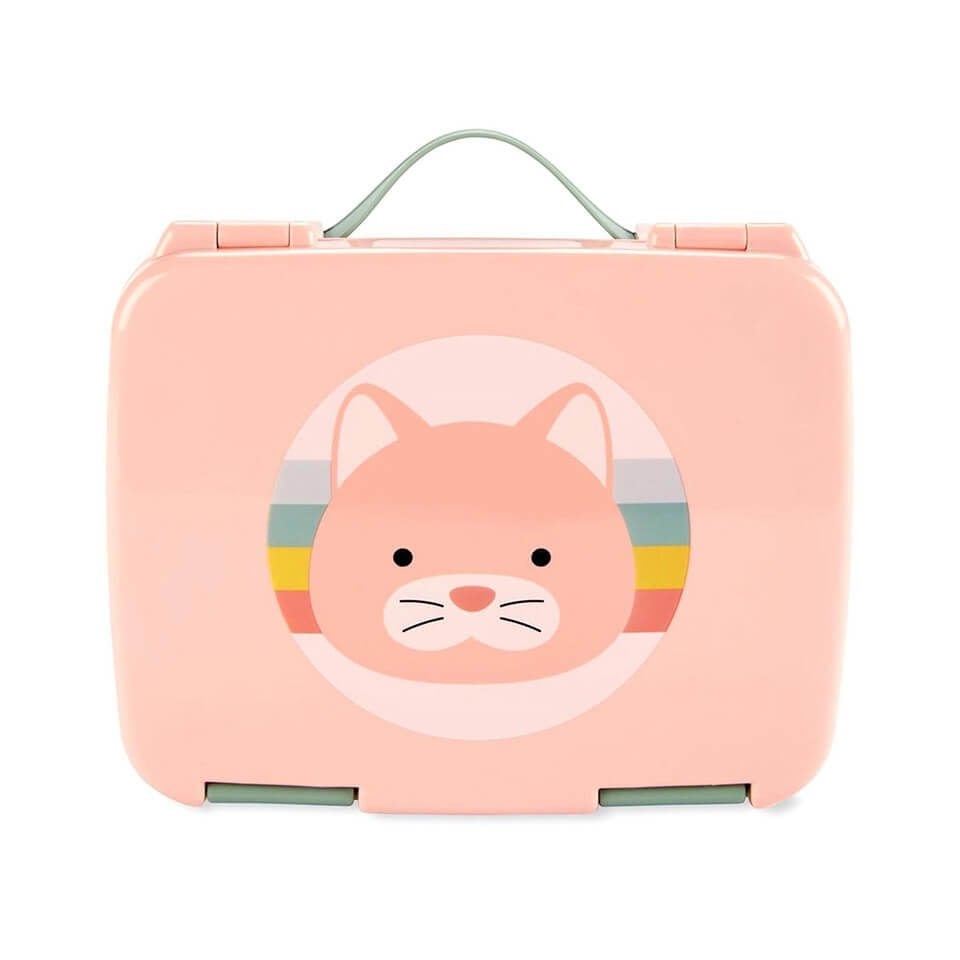 Zoo Bento Beslenme Kutusu – Kedi | Sevimli Tasarım, Bölmeli ve Sızdırmaz Yapı