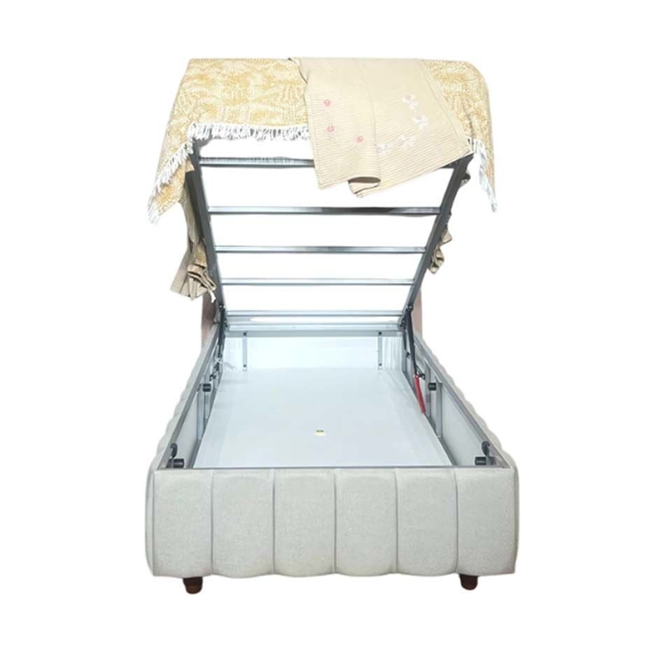 Masal Baza Başlık Set 100 Cm ×200 Cm | MDF Başlık | Klasik Baza | Şıklıkla Bütünleşen Fonksiyonellik