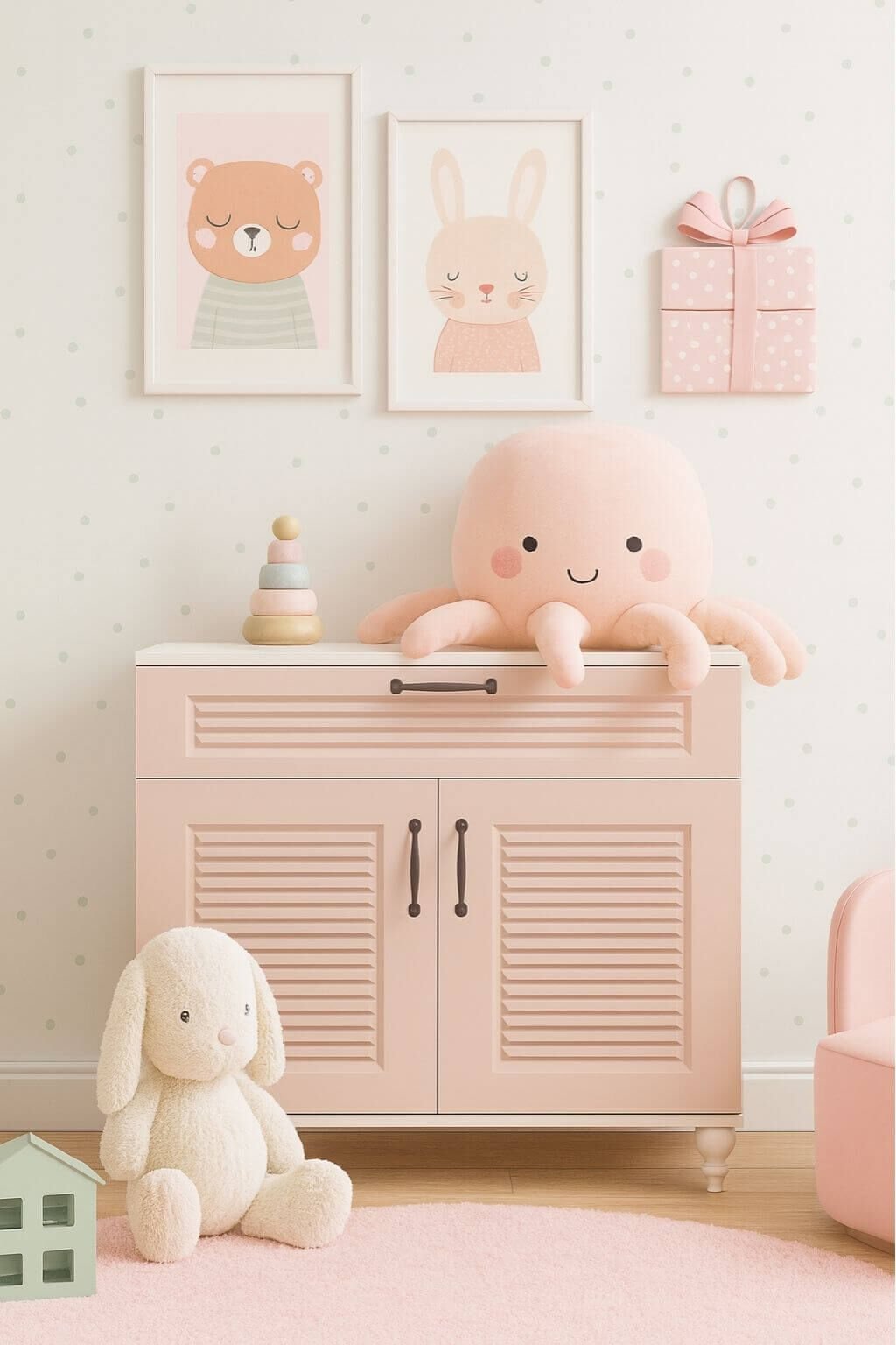 Masal Kapaklı Şifonyer | MDF Gövde | Ağaç Ayaklar | Zamansız Tasarım, Akıllı Depolama