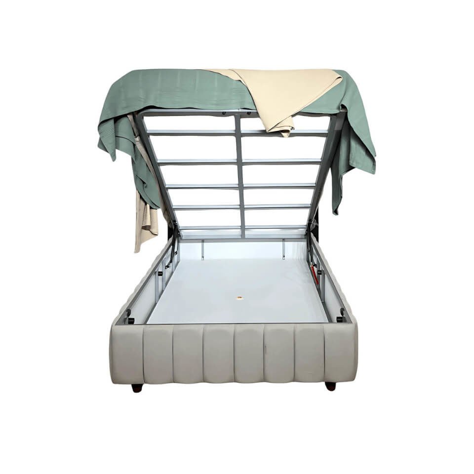 Sicilya Baza Başlık Set 120 Cm ×200 Cm | MDF Başlık | Klasik Baza | Modern ve Kullanışlı Tasarım