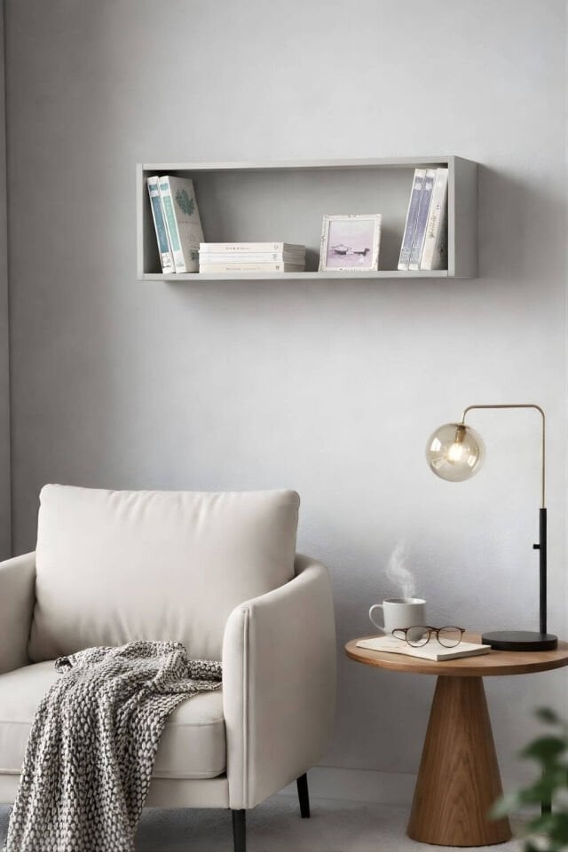 Modern Çalışma Masası Üstü Kutu | 80 CM Genişlik | Kumtaşı Renk | MDF