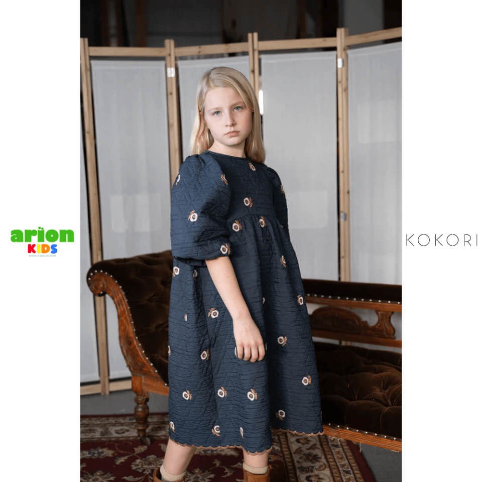 Verda Lacivert Elbise | Şık ve Rahat Günlük Tasarım