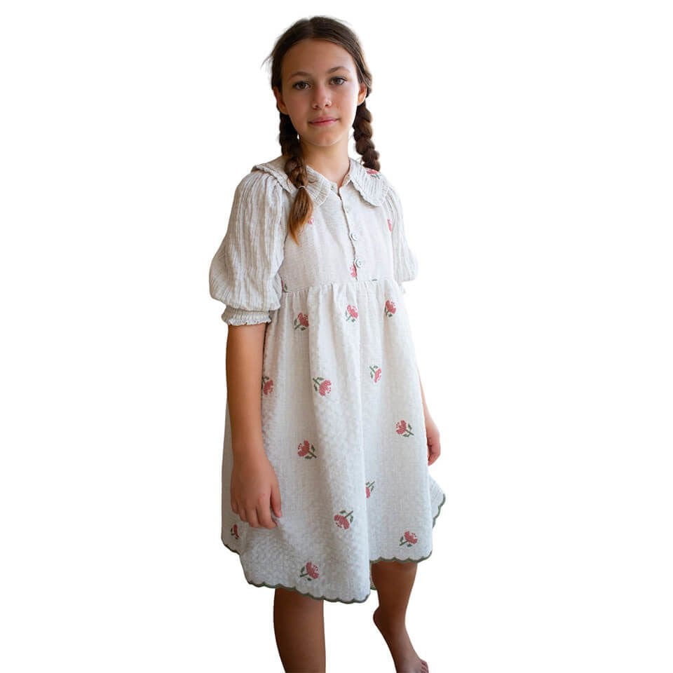 Noor Elbise – Lavanta Gri | Yumuşak Tonlu, Hafif ve Zarif Yazlık Model