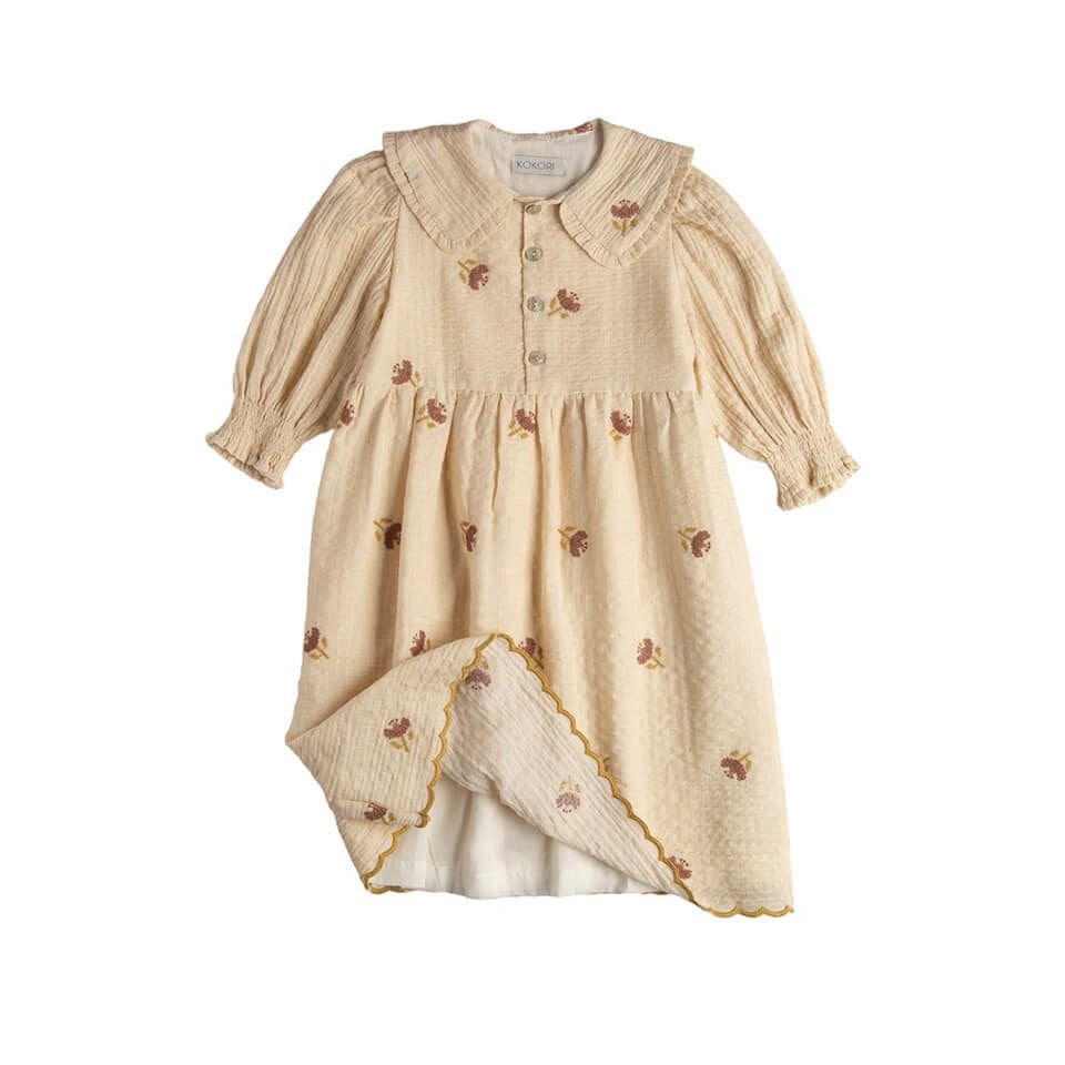 Noor Elbise – Buttermilk | Yumuşak Tonlarda Zarif ve Hafif Yazlık Model