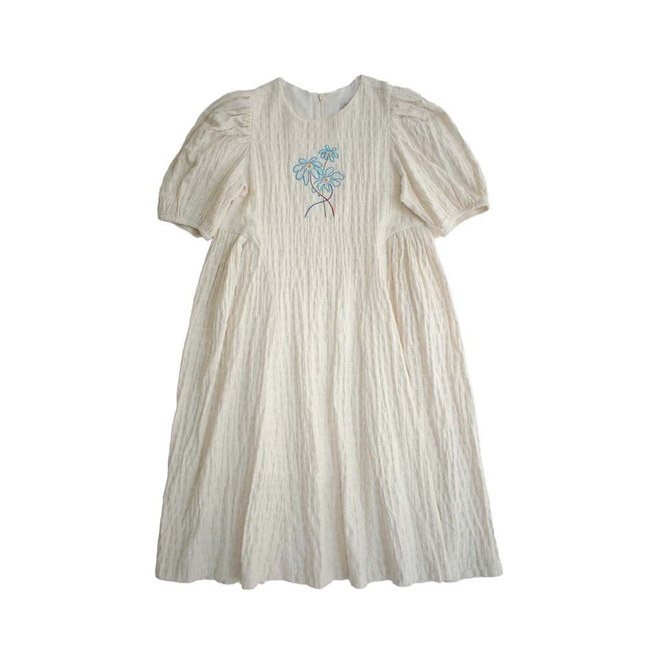 Dilay Naturel Elbise – Bej Renk | Yazlık ve Günlük Kullanıma Uygun Hafif Tasarım