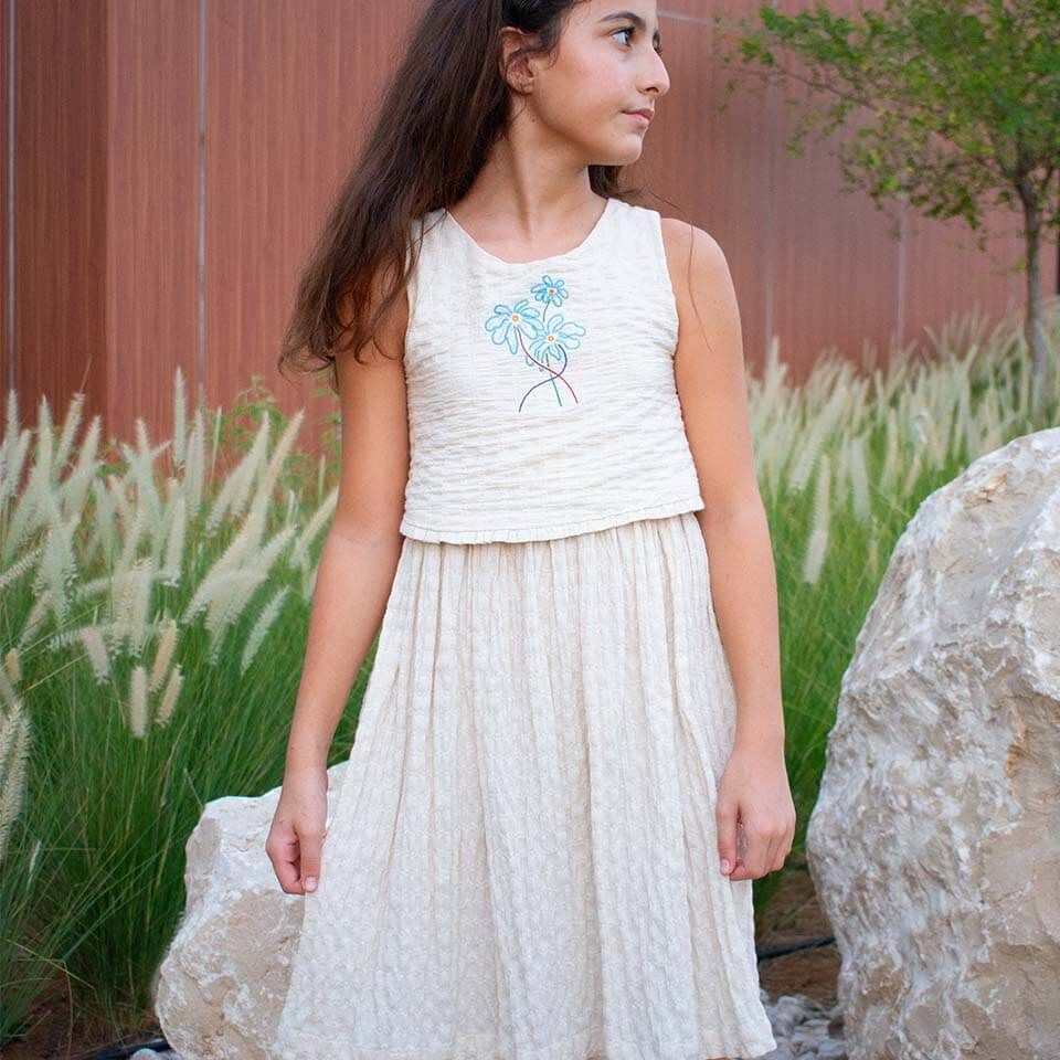 Nilay Beyaz Elbise| Hafif Kumaş ve Günlük Kullanıma Uygun Şık Stil