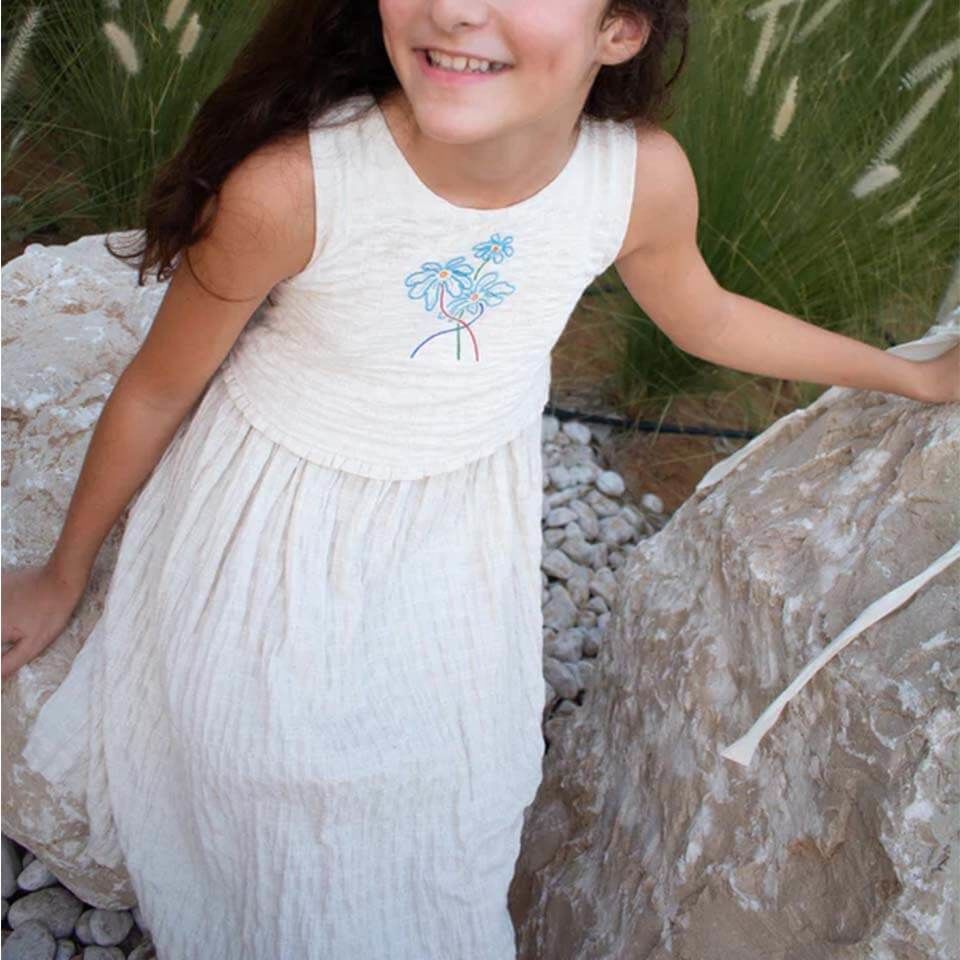 Nilay Beyaz Elbise| Hafif Kumaş ve Günlük Kullanıma Uygun Şık Stil