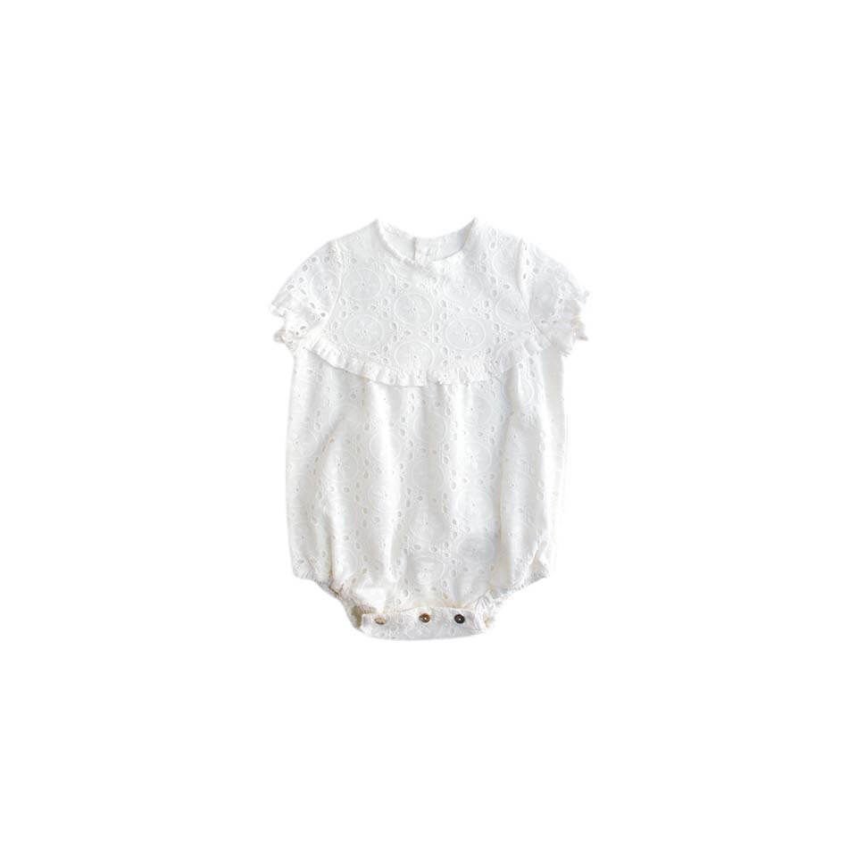 Bebek Tulum – Noor Beyaz Dantel | Özel Günler İçin Şık ve Narin Tasarım