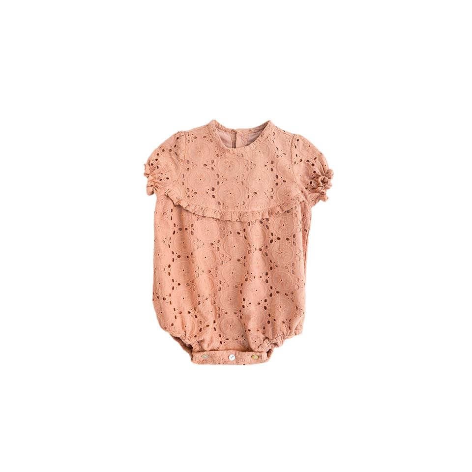 Bebek Tulum – Noor Pudra Dantel | Şık, Yumuşak ve Zarif Özel Gün Tasarımı