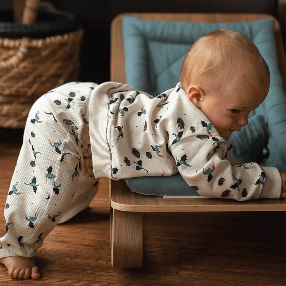 Bej Ejderha Eşofman Pantolon | Konforlu ve Dayanıklı Günlük Model