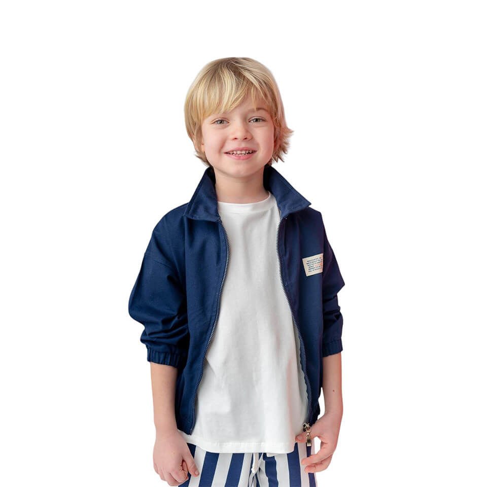 Erkek Çocuk Gabardin Ceket – Lacivert | Şık ve Dayanıklı Mevsimlik Dış Giyim